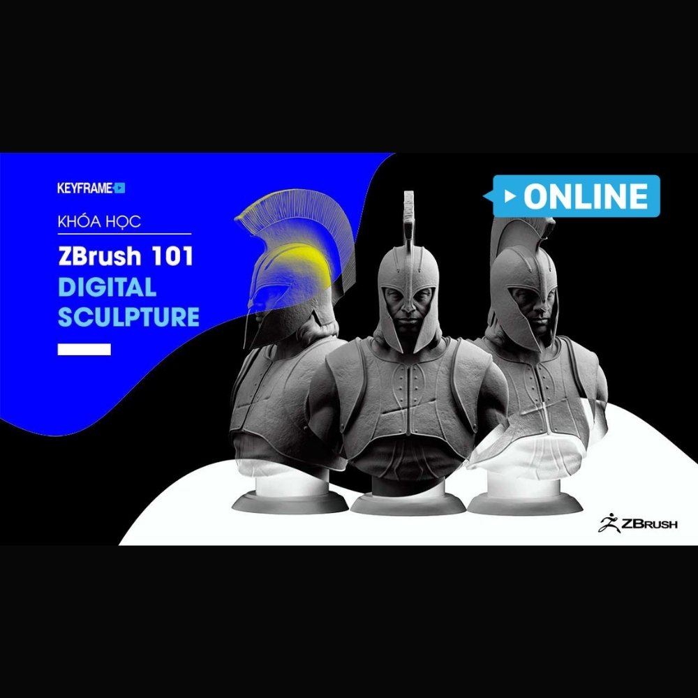 Khóa Học ZBrush Online 101 Digital Sculpture