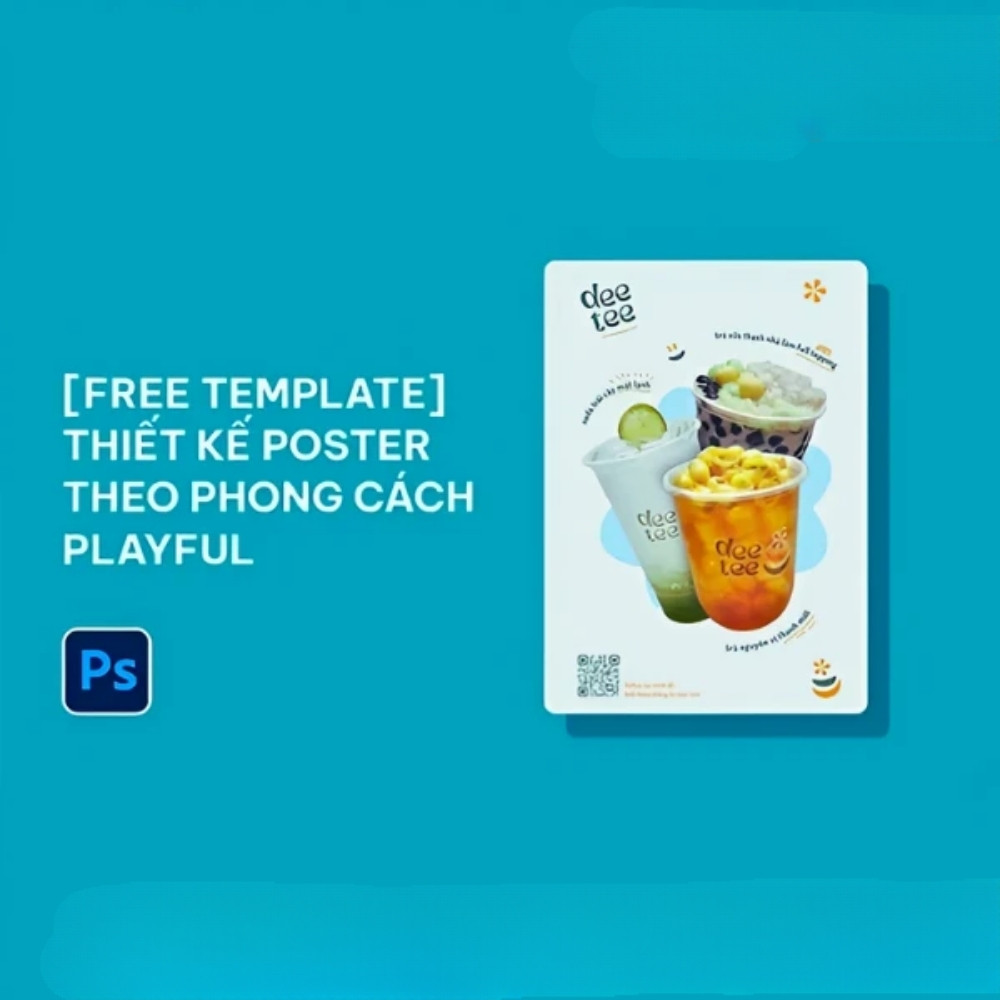 Học Photoshop: Thiết Kế Poster Theo Phong Cách Playful