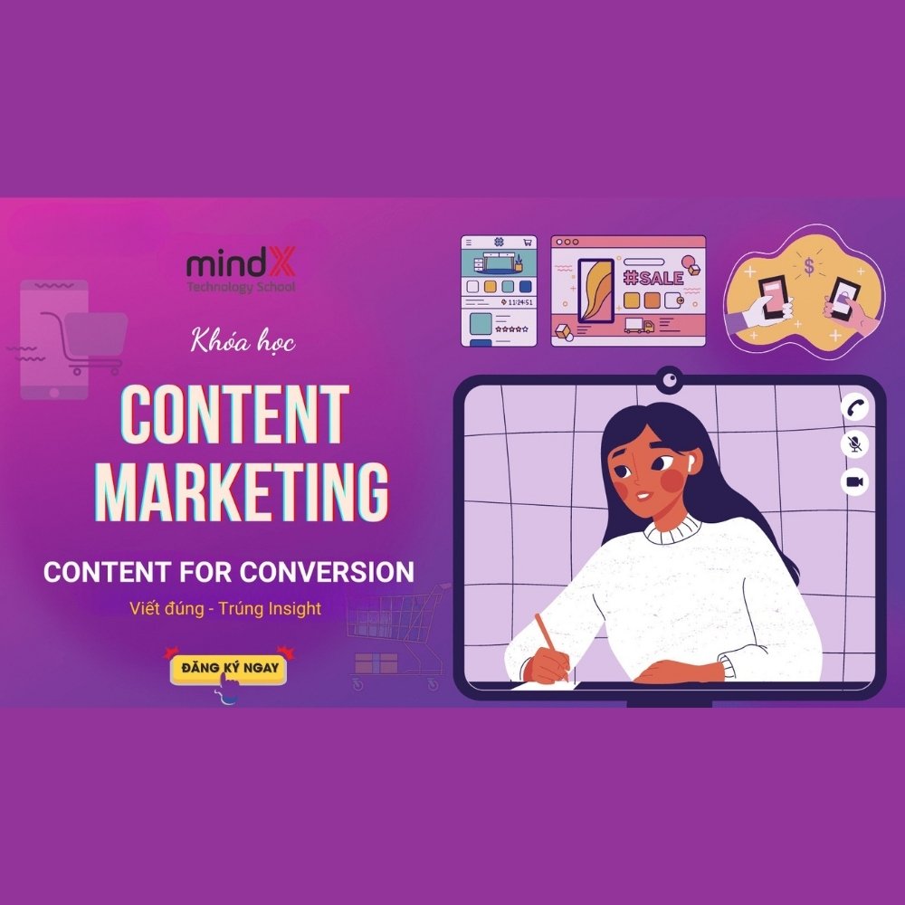 Khóa Học Content Marketing Mới Nhất – Viết Nội Dung Writer, Creator & SEO