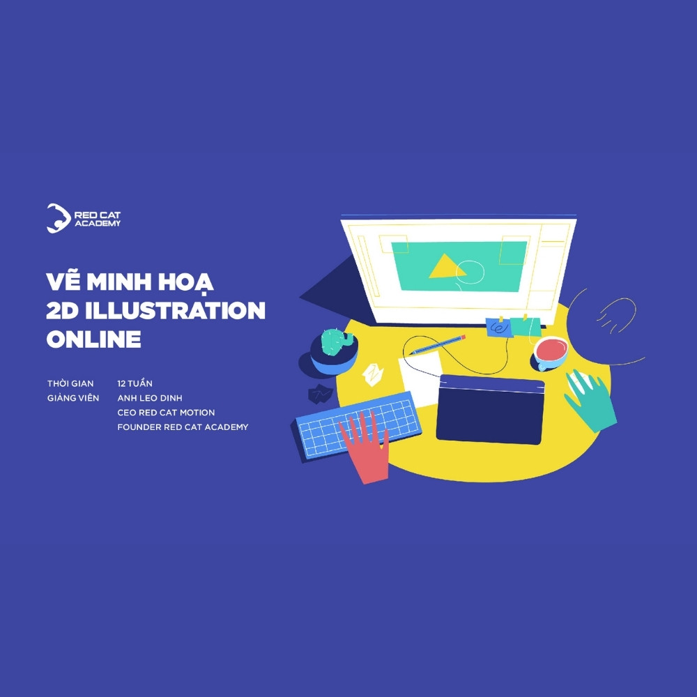 Khoá Học Vẽ Minh Hoạ 2D Vector Online