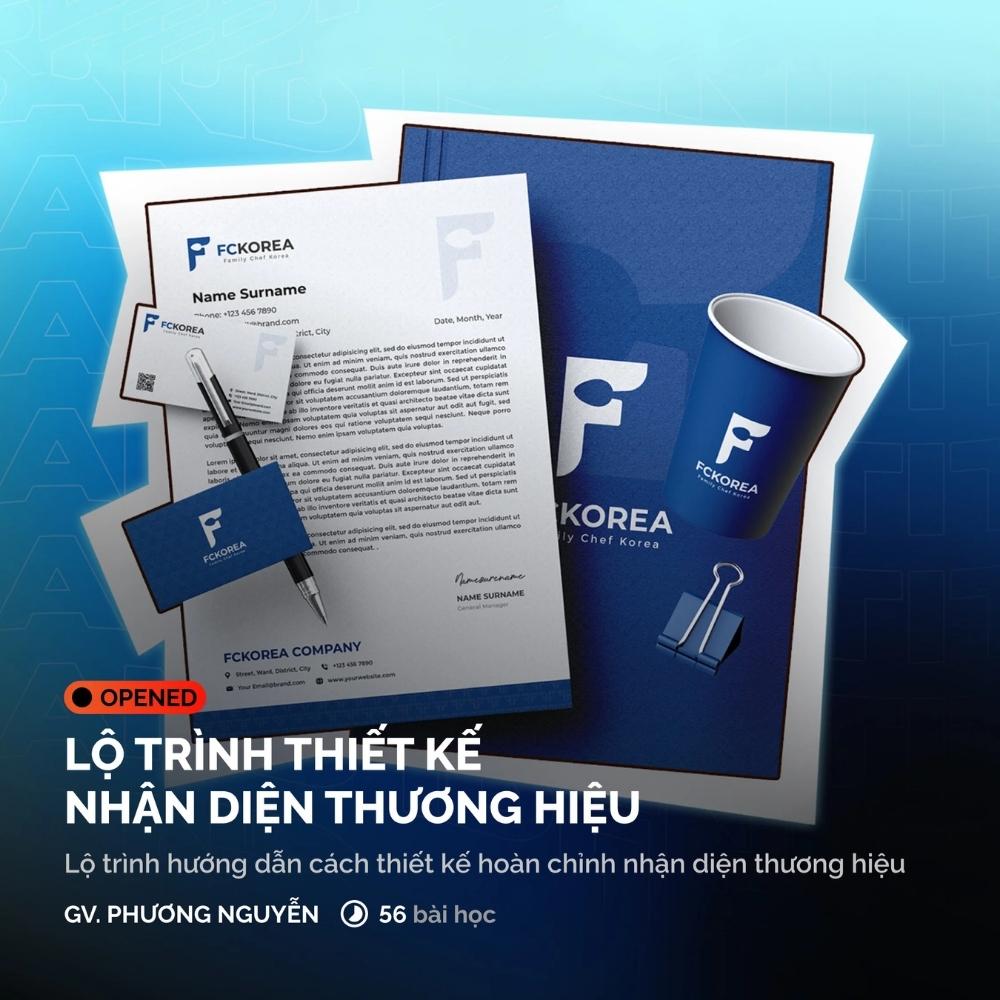 Khoá Học Thiết Kế Nhận Diện Thương Hiệu Chuyên Nghiệp