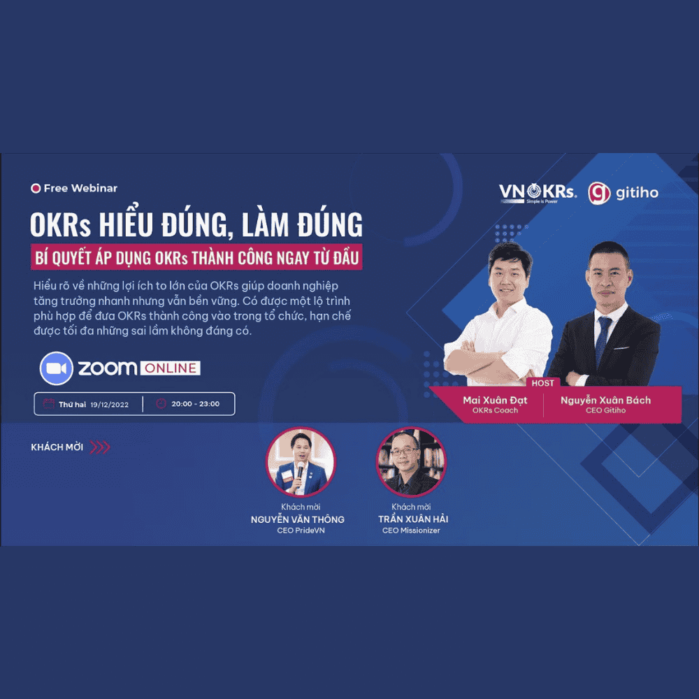 Khóa học OKRs - Hiểu đúng làm đúng