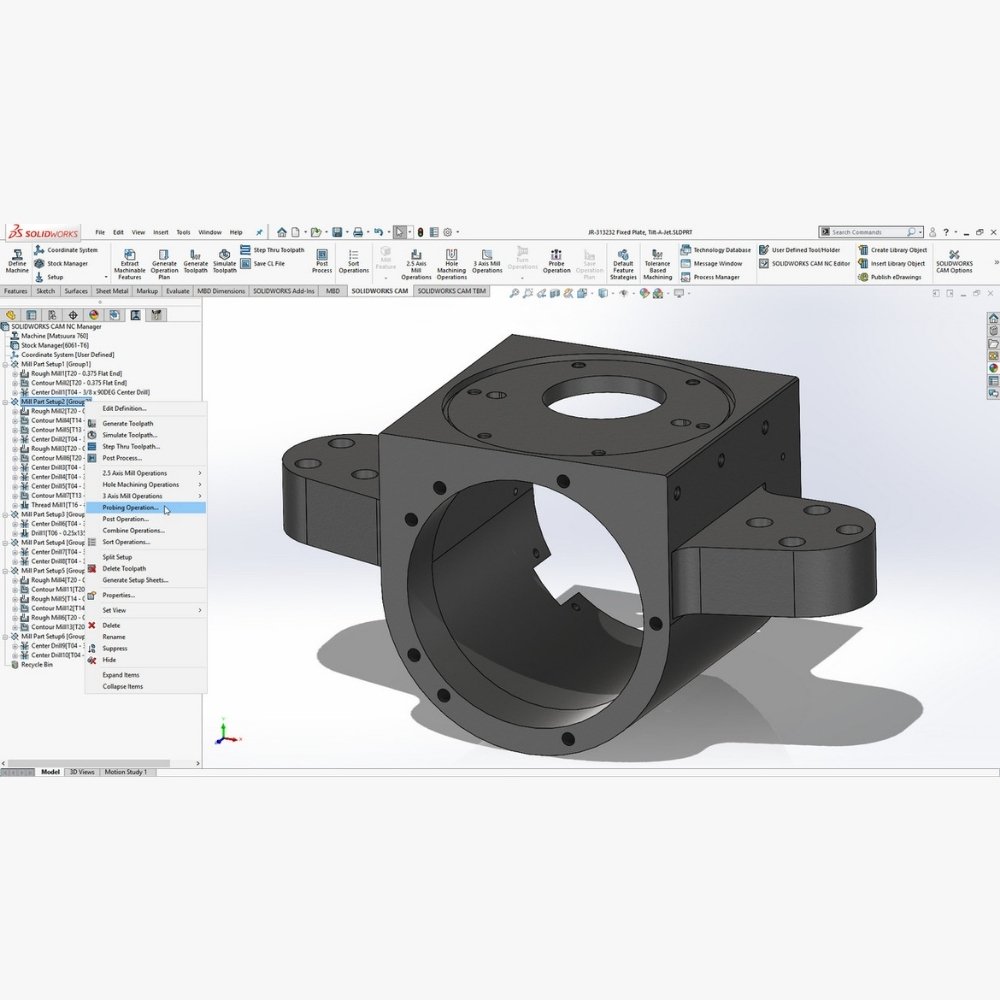 Học SolidWorks từ A-Z: Tự Tin Thiết Kế Kỹ Thuật 3D