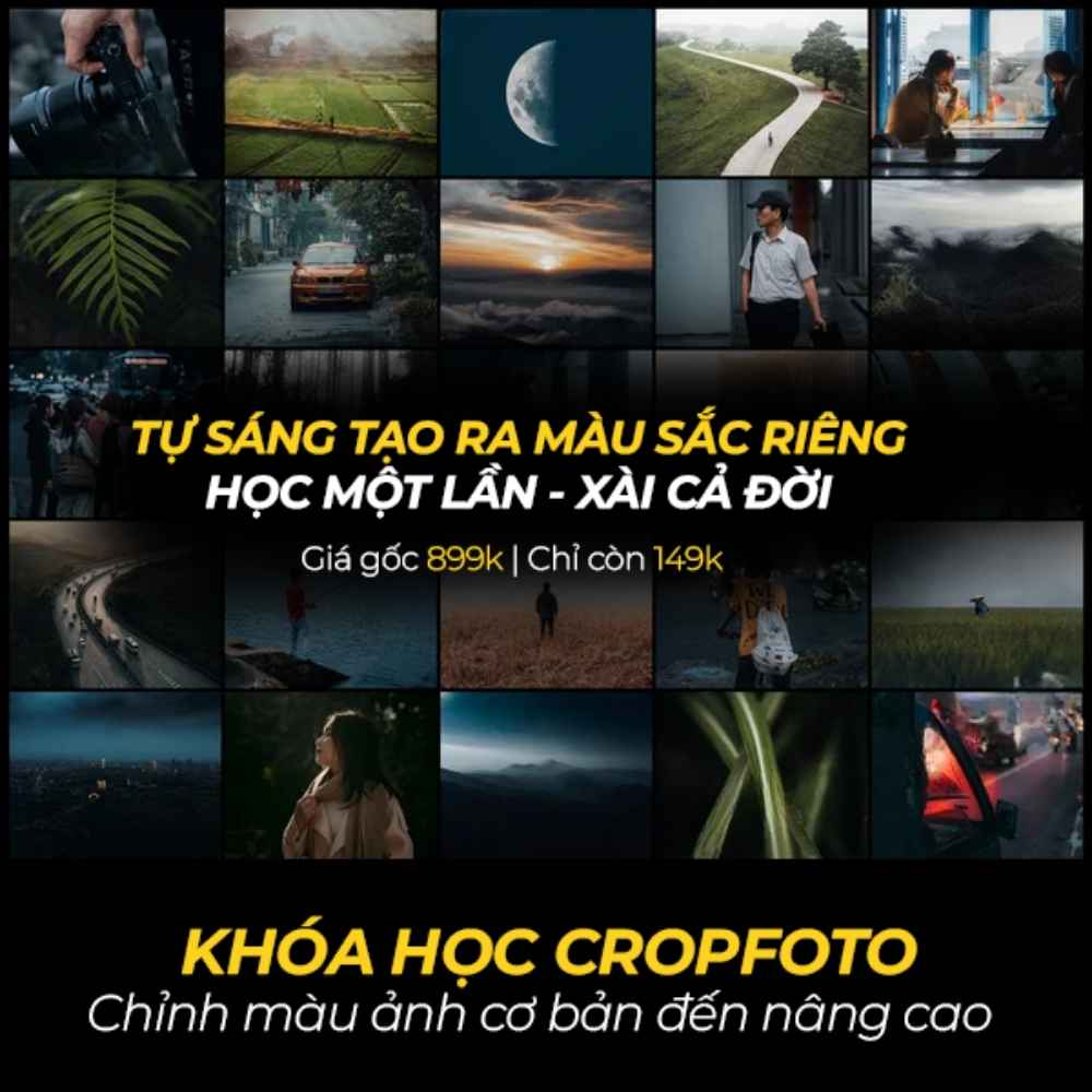 Khóa Học Chỉnh Màu Từ Cơ Bản Đến Nâng Cao